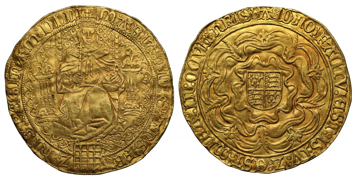 Mary 1553 fine gold Sovereign