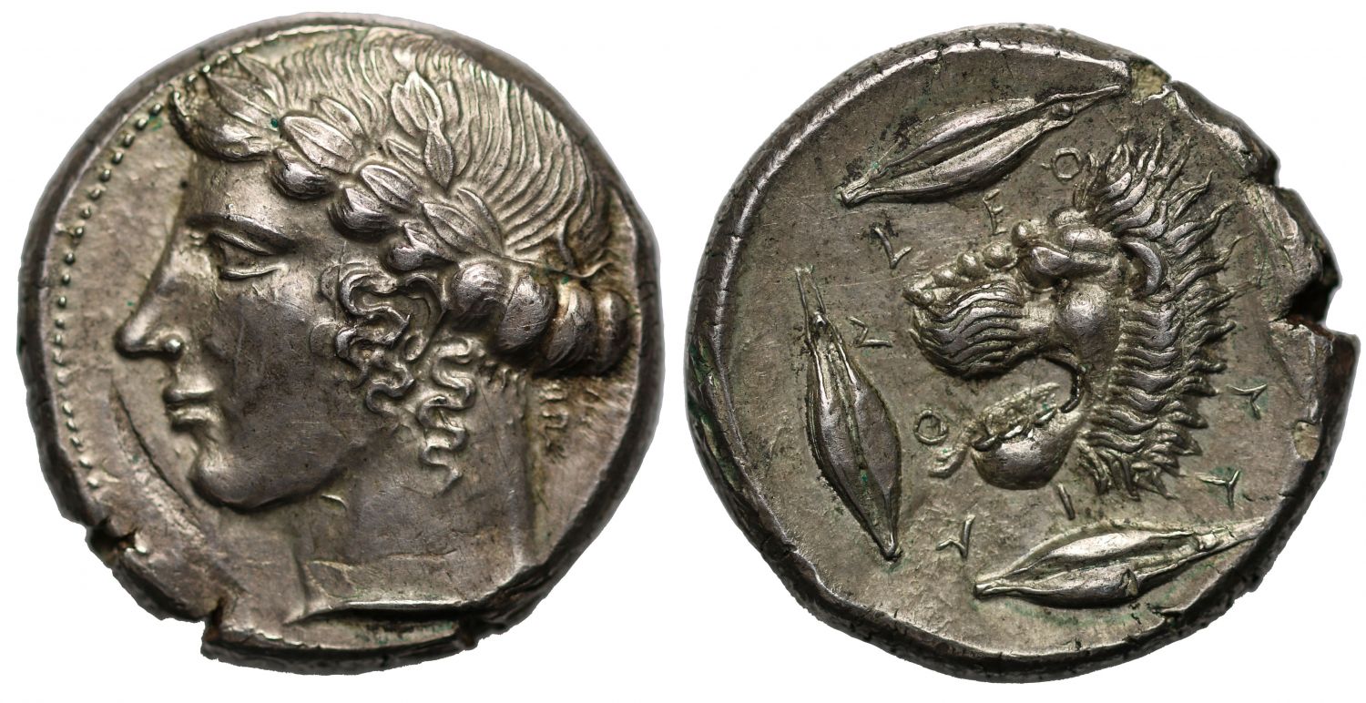Sicily, Leontinoi, Silver Tetradrachm