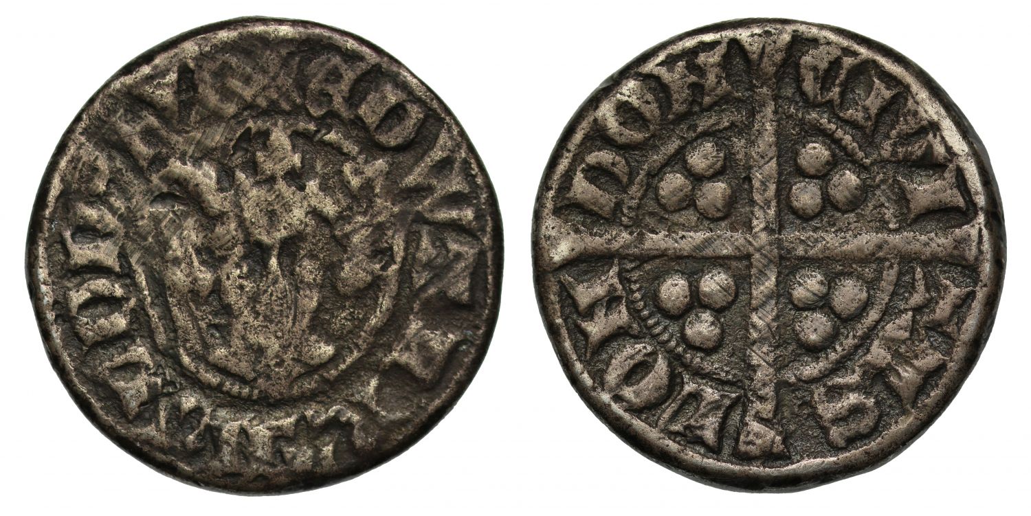 Edward II Pattern Penny, heavy weight piedfort, ex Archbishop Sharp, class XIV