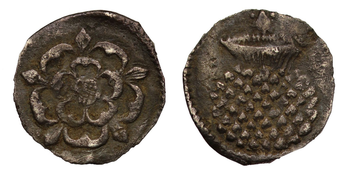 James I Halfpenny mm escallop