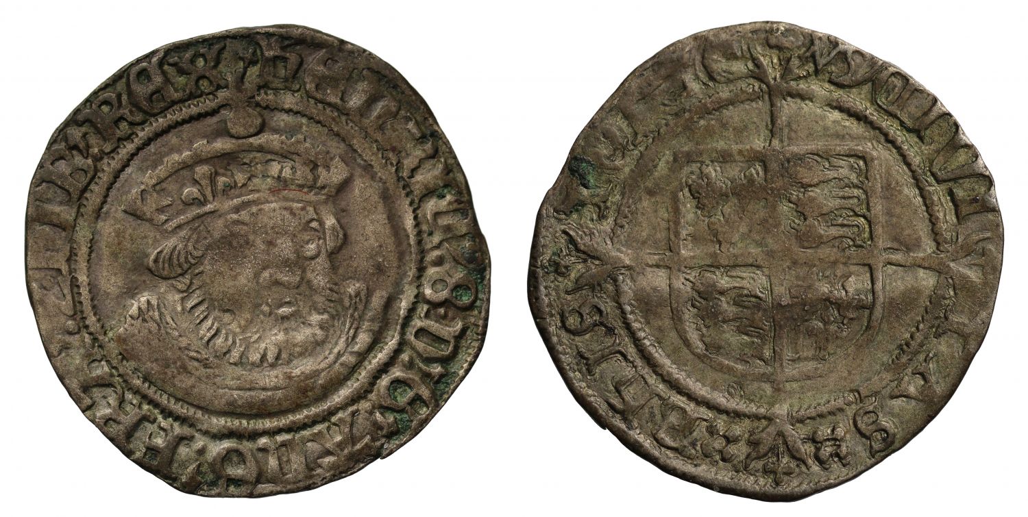 Henry VIII Halfgroat Bristol