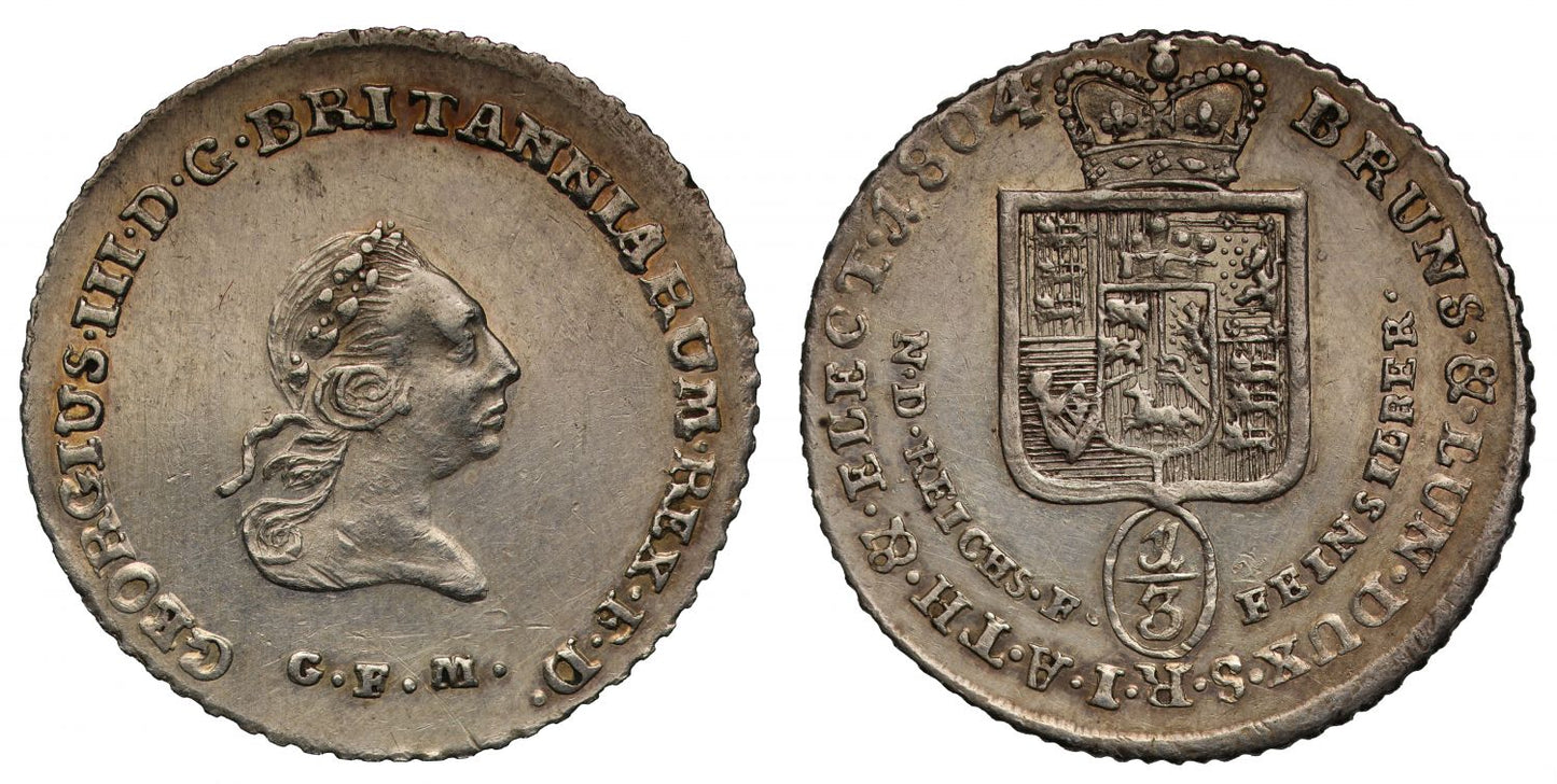 Germany, Hannover Georg III 1804 1/3-Taler