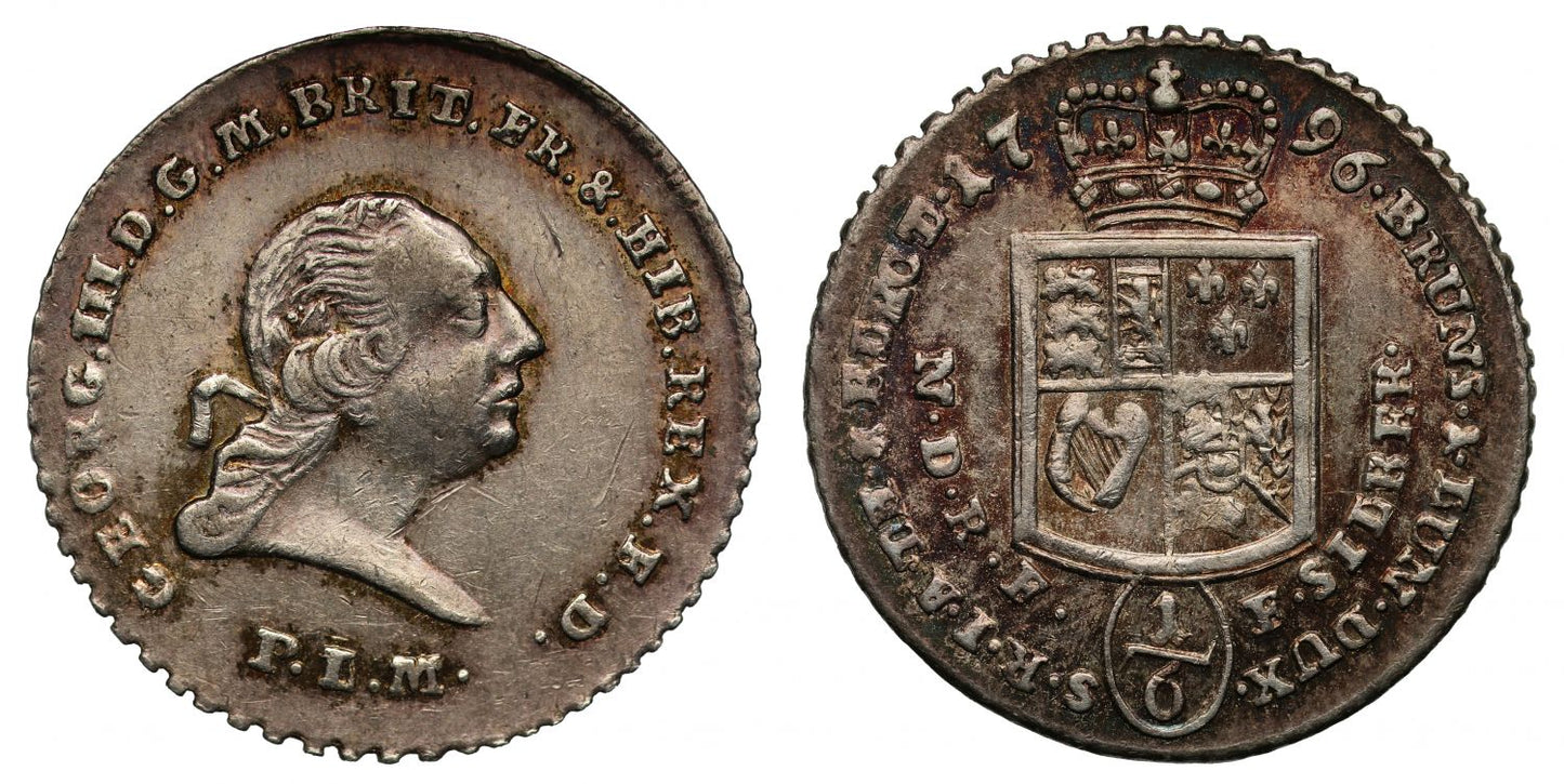 Germany, Hannover Georg III 1796 1/6-Taler