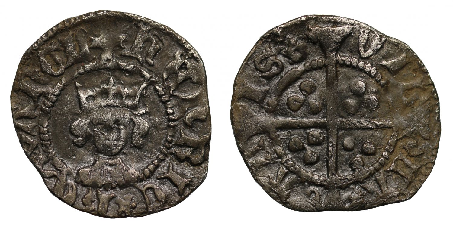 Henry VI Halfpenny, Rosette Mascle Issue 1430-31