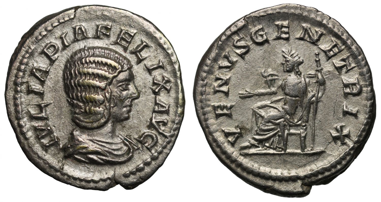 Julia Domna, Silver Denarius