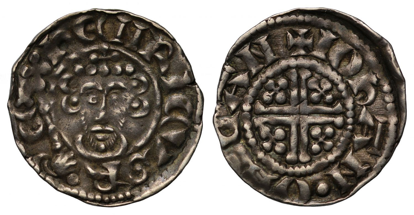 John, silver Penny, class 5b Canterbury, Moneyer Johan