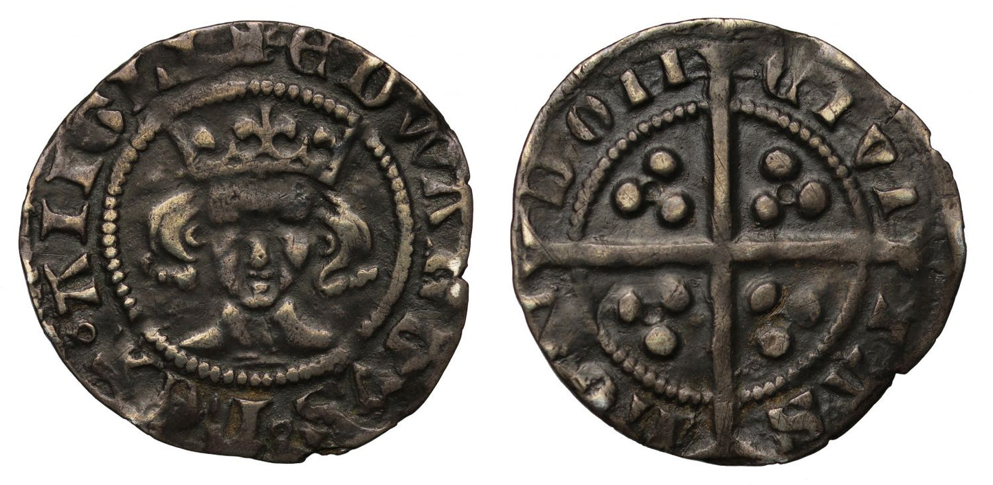 Edward III Pre-Treaty Penny, series D, ex Drabble and Doubleday