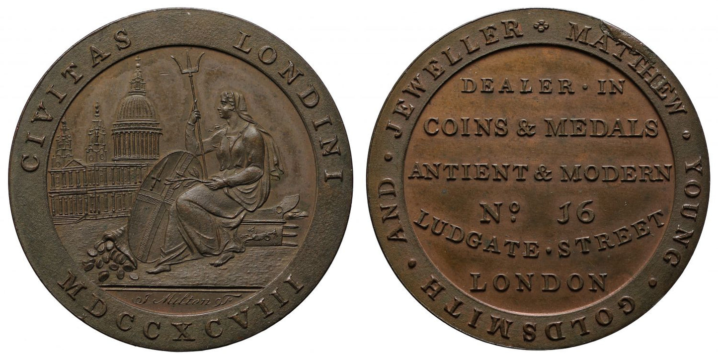 Matthew Young Coin Dealer Penny 1798 London