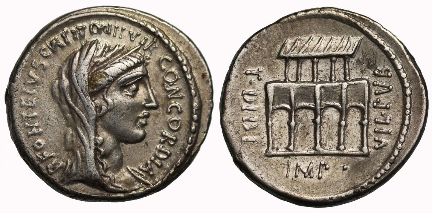 P. Fonteius Capito, Silver Denarius