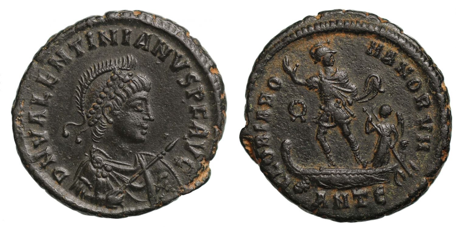 Valentinian II, AE Follis
