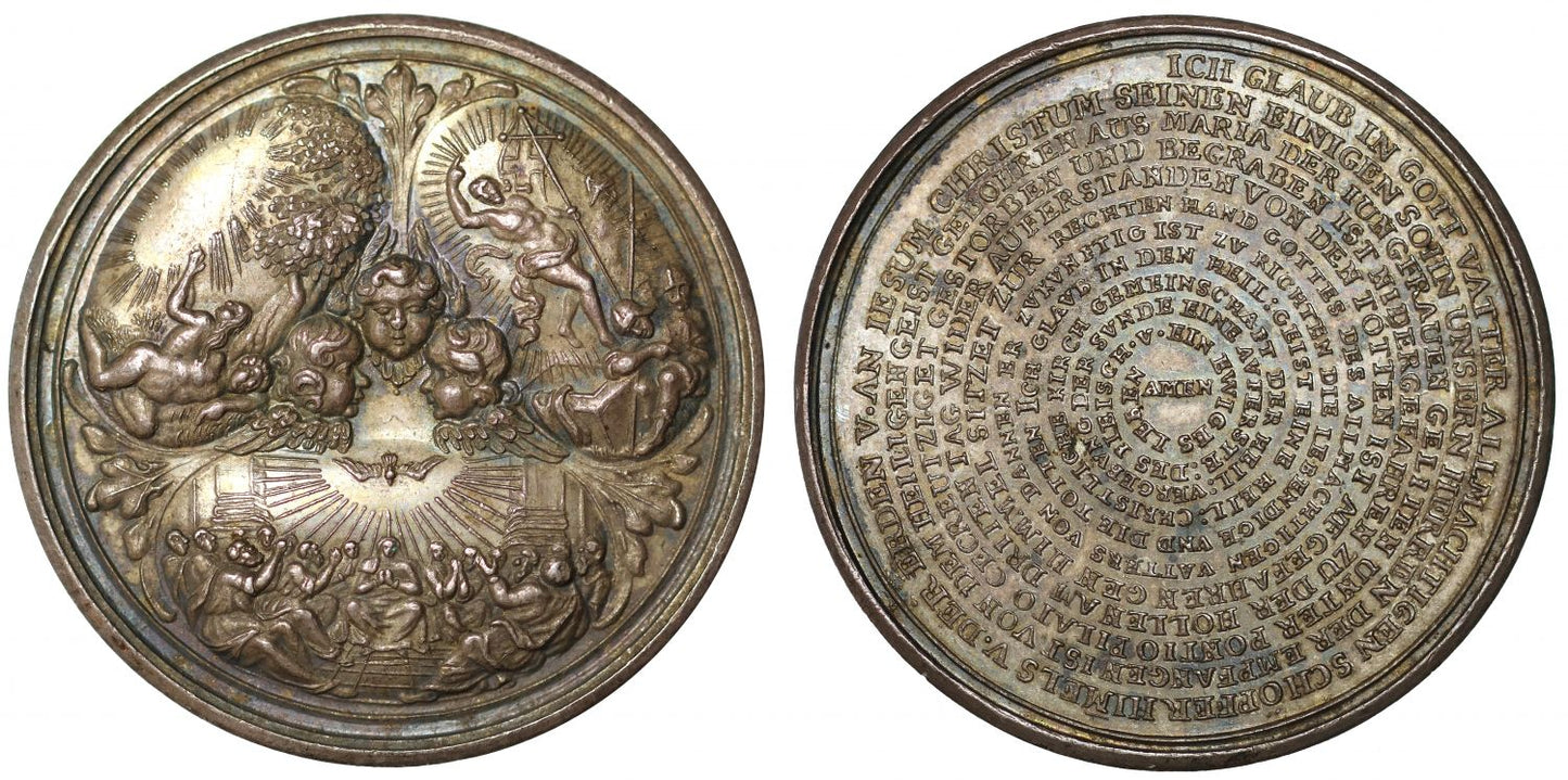 German religious medal, c.1780.