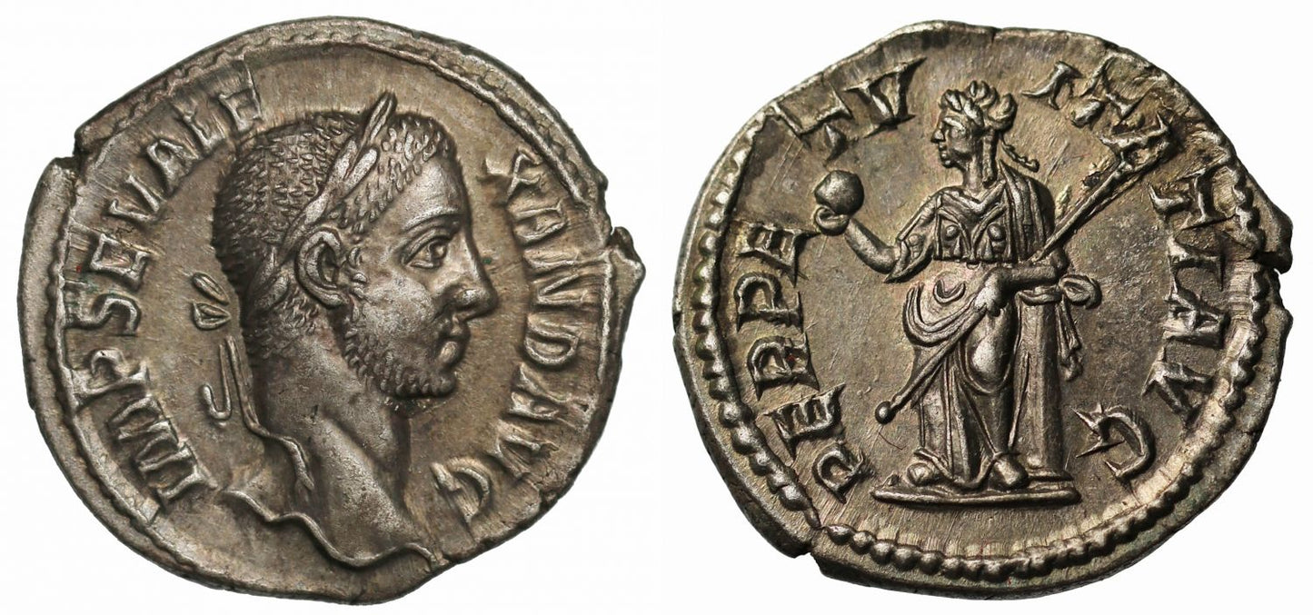 Severus Alexander, Silver Denarius