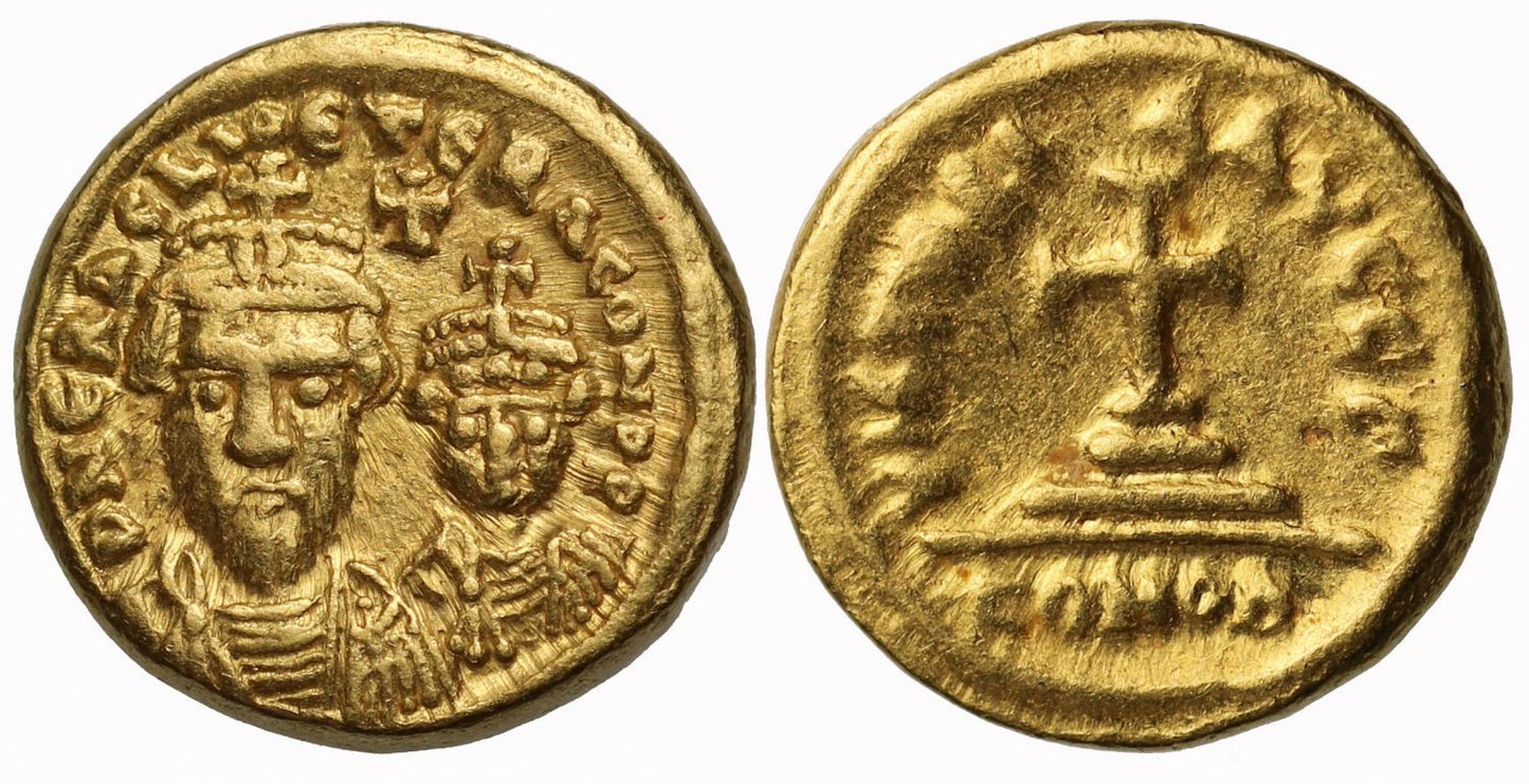 Heraclius and Heraclius Constantine, Gold Solidus