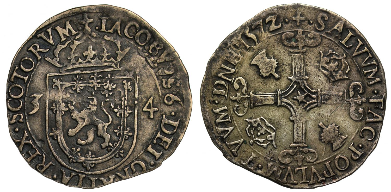 Scotland, James VI 1572 Quarter Merk