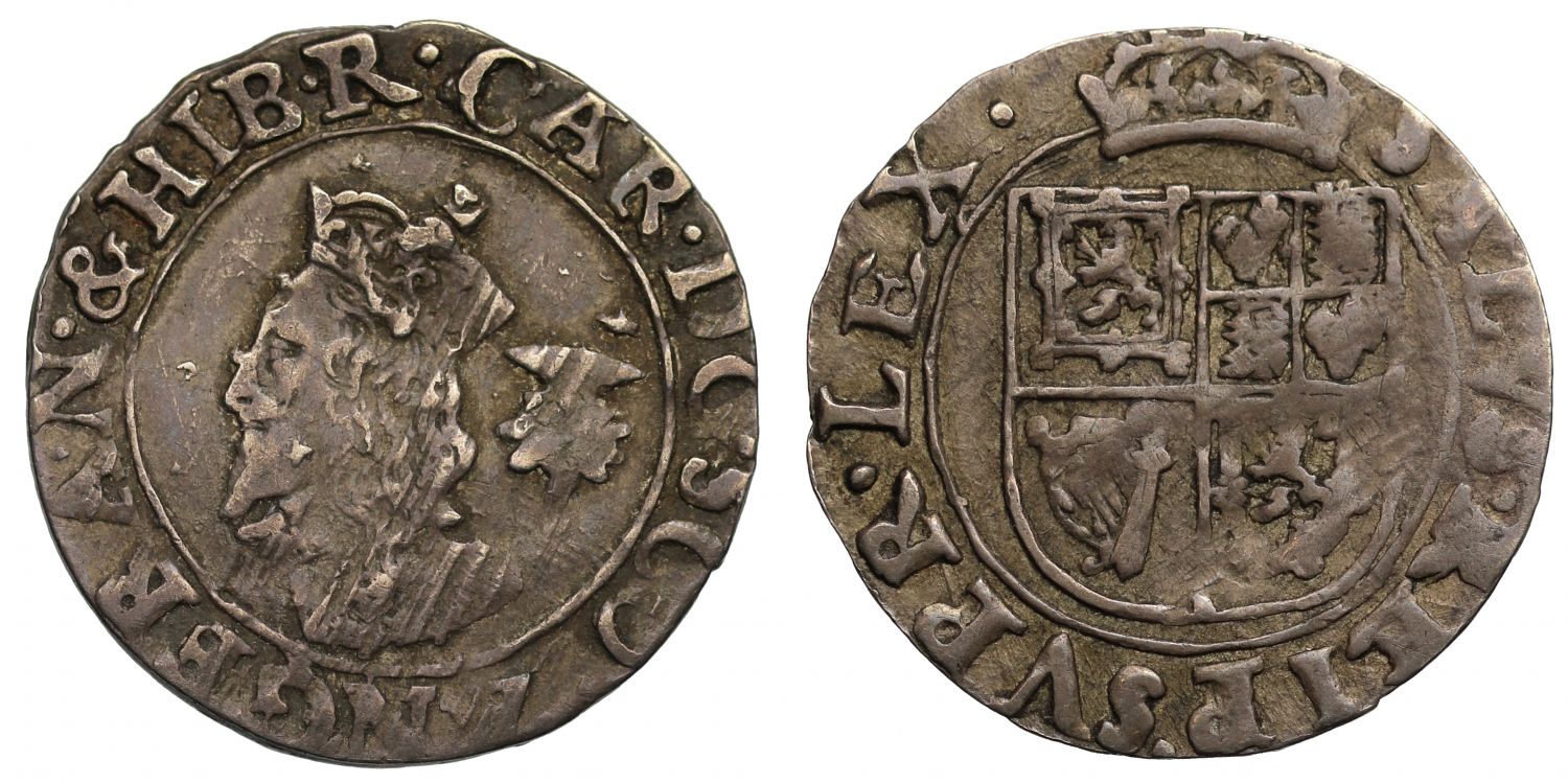 Scotland, Charles I Three Shillings, 4th coinage