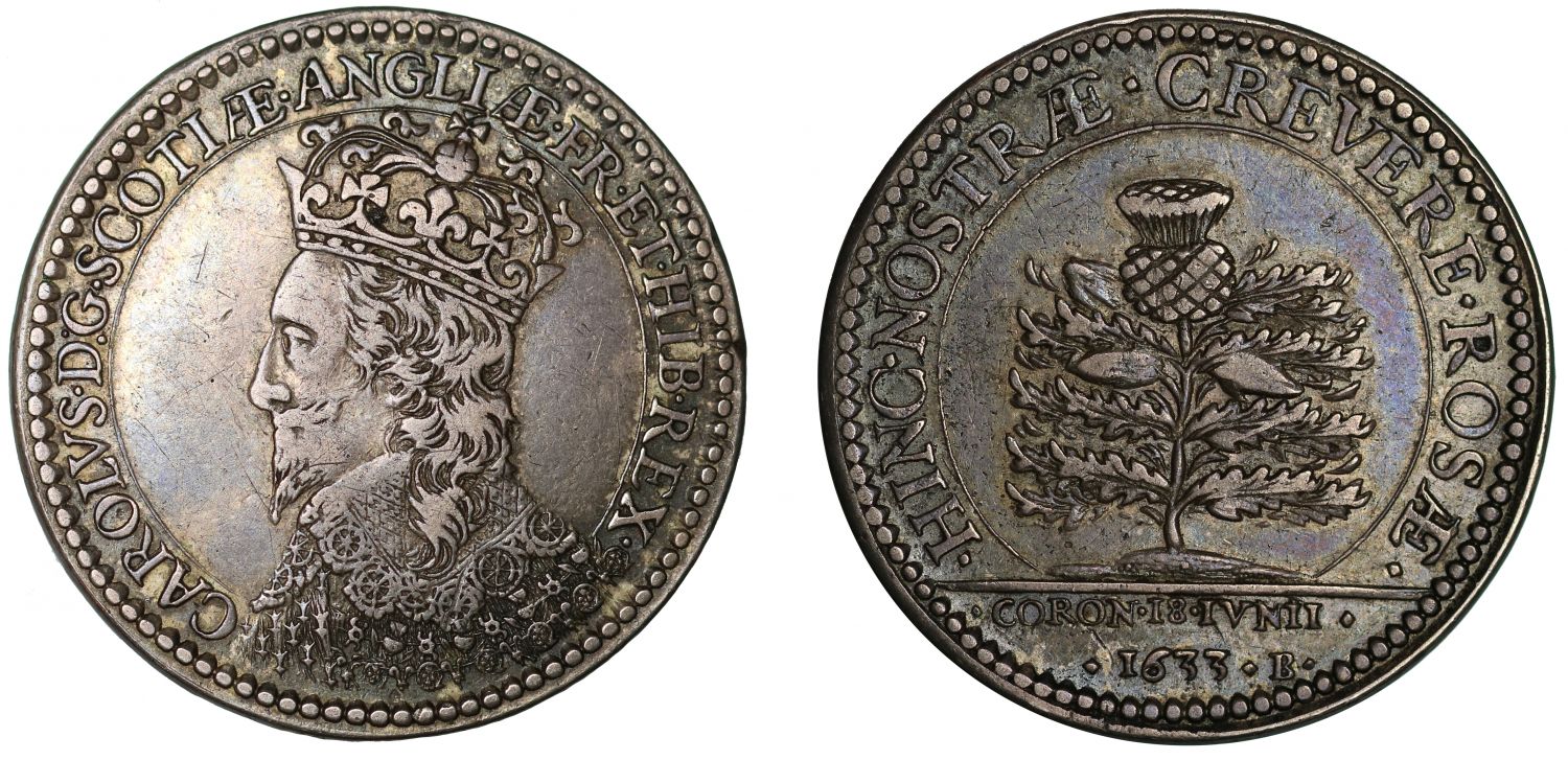 Coronation of Charles I in Scotland, 1633.
