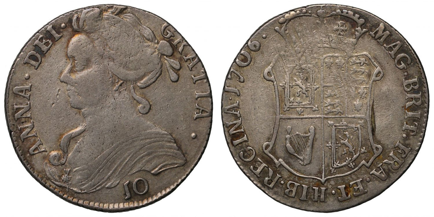 Scotland, Anne 1706 silver Ten-Shillings