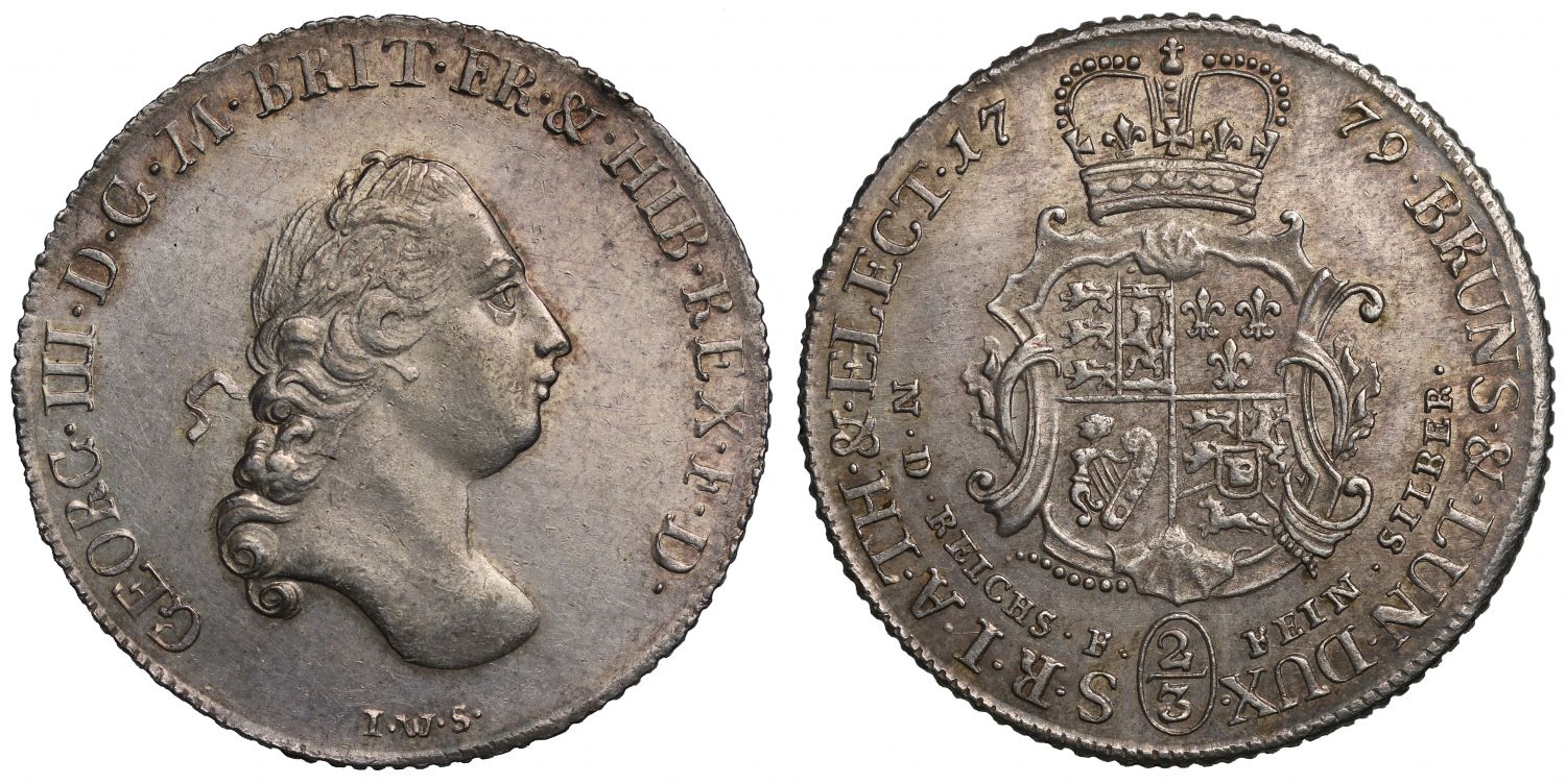 Germany, Brunswick and Luneburg 1779 2/3-Thaler