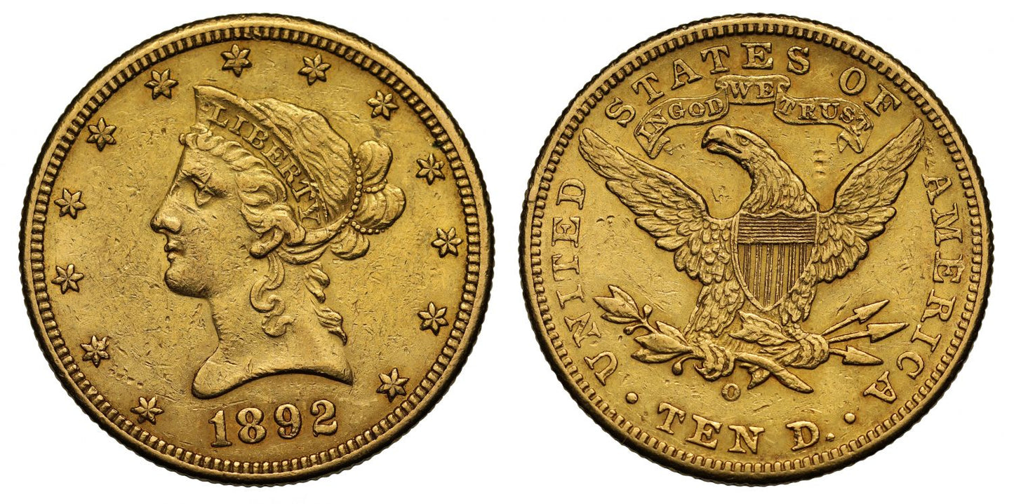 USA gold $10 1892 New Orleans