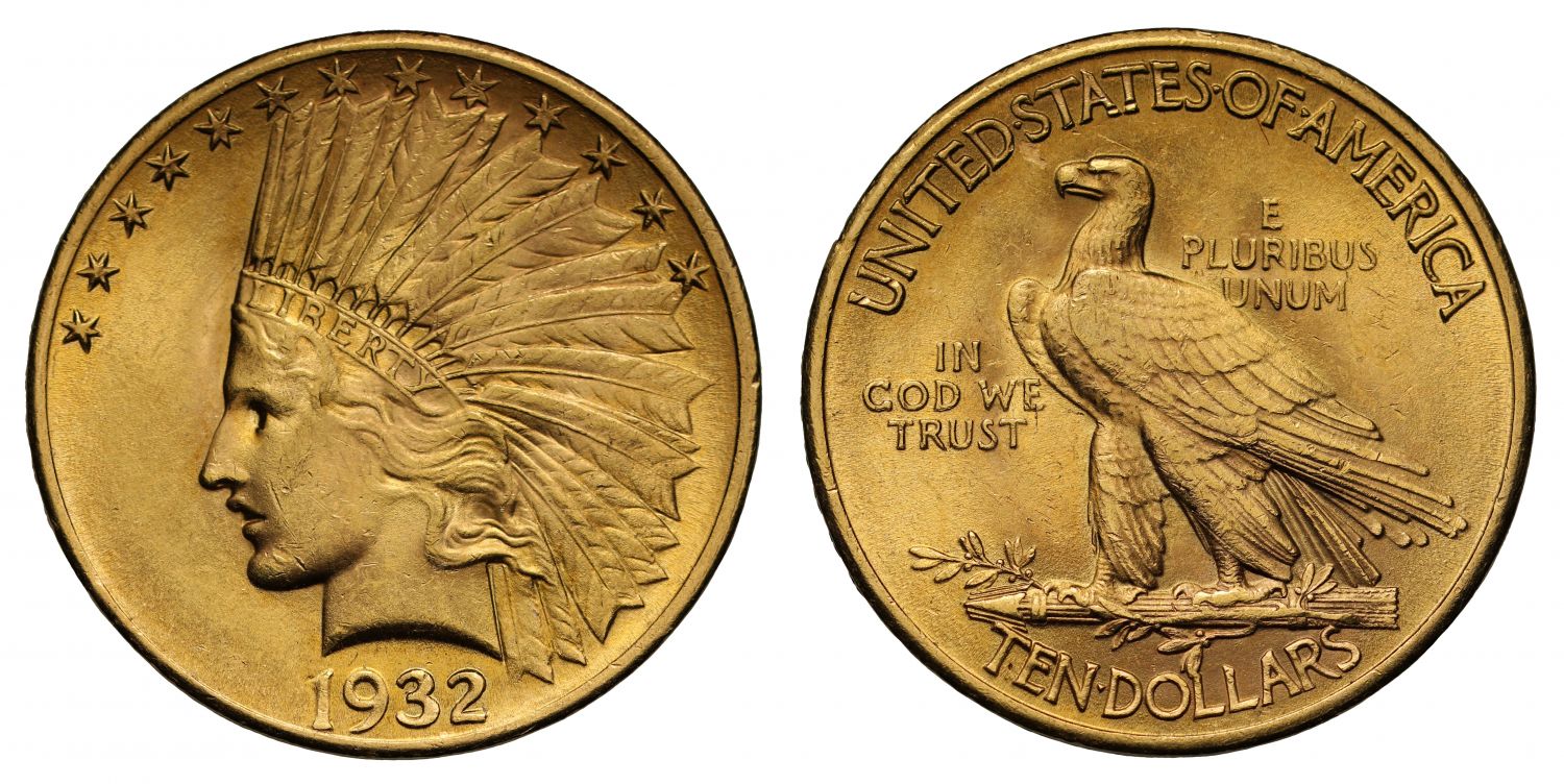 USA gold $10 1932 Philadelphia