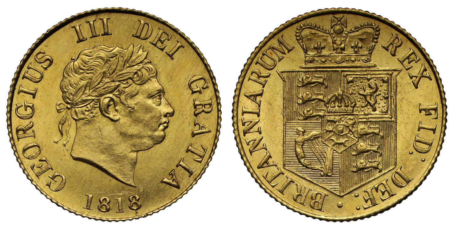 George III 1818 Half-Sovereign