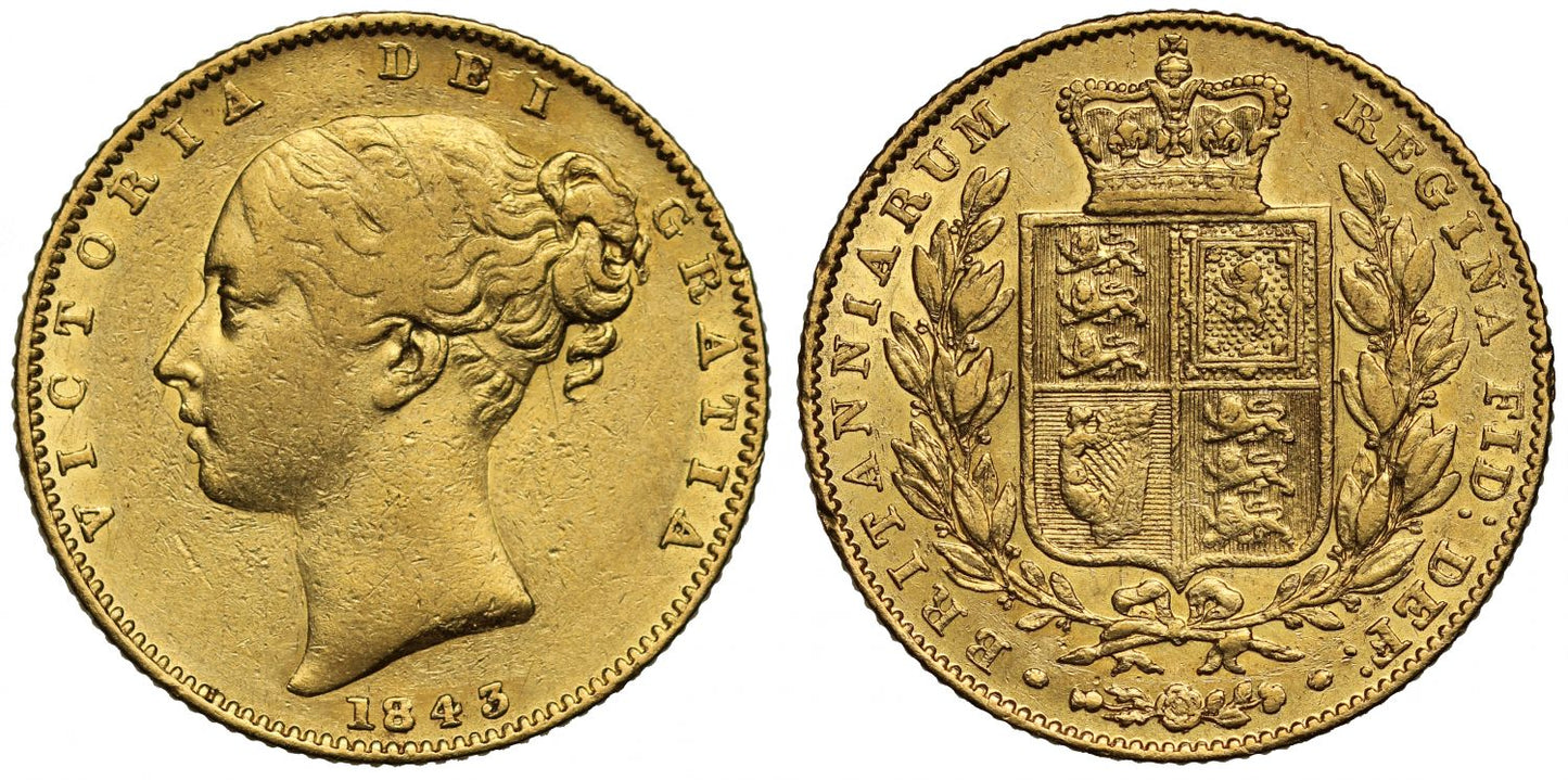 Victoria 1843 Sovereign