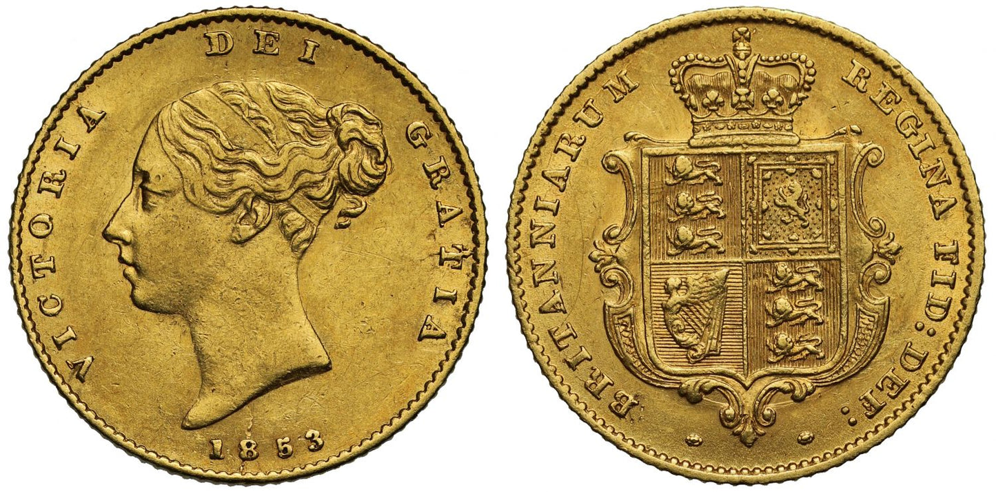 Victoria 1853 Half-Sovereign