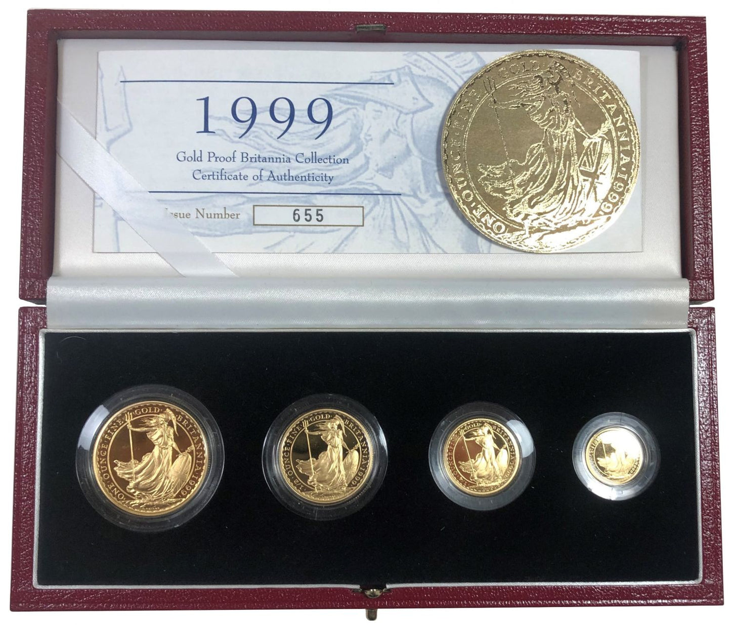 Britannia 1999 gold proof Set