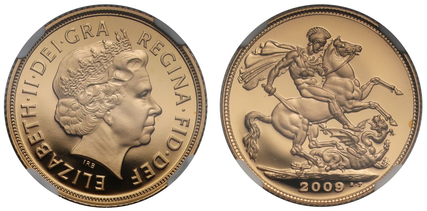 Elizabeth II 2009 proof Sovereign PF69 ULTRA CAMEO