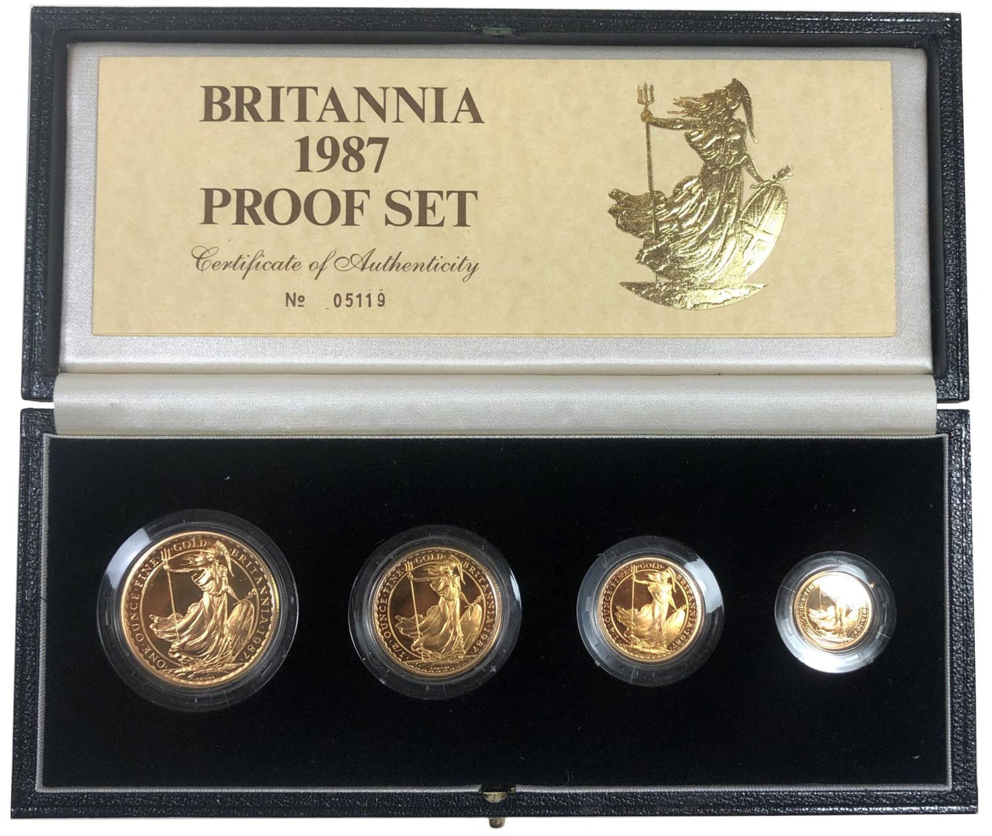 Britannia 1987 gold proof Set