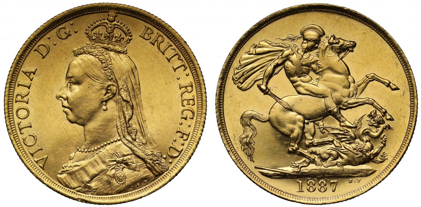 Victoria 1887 Two-Pounds, Jubilee issue