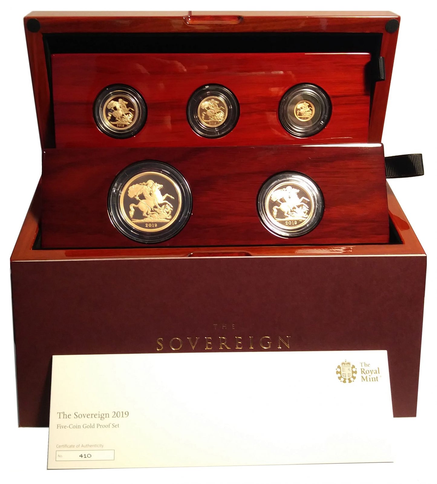 Elizabeth II 2019 5-coin gold proof Set