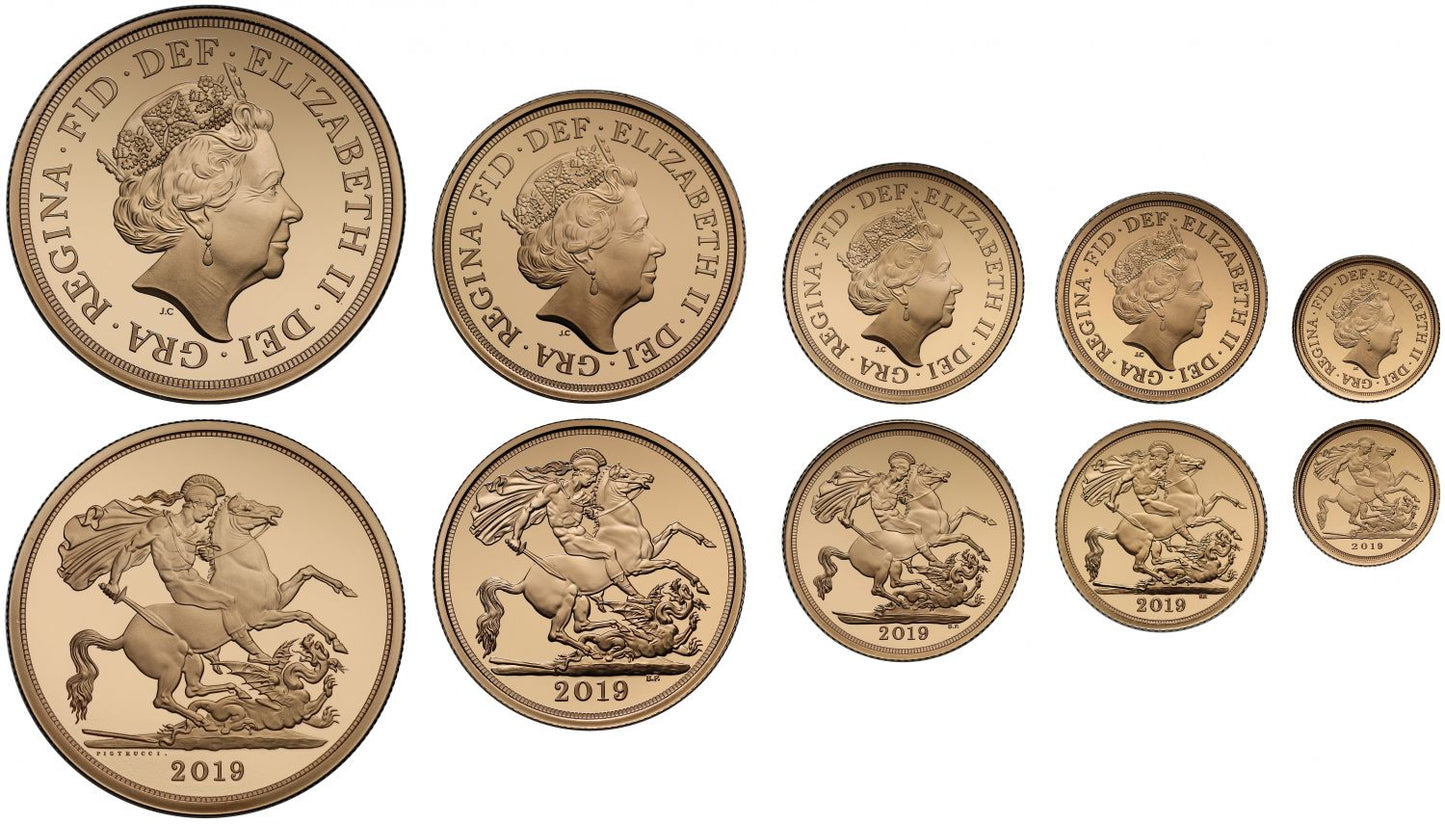 Elizabeth II 2019 5-coin proof Set