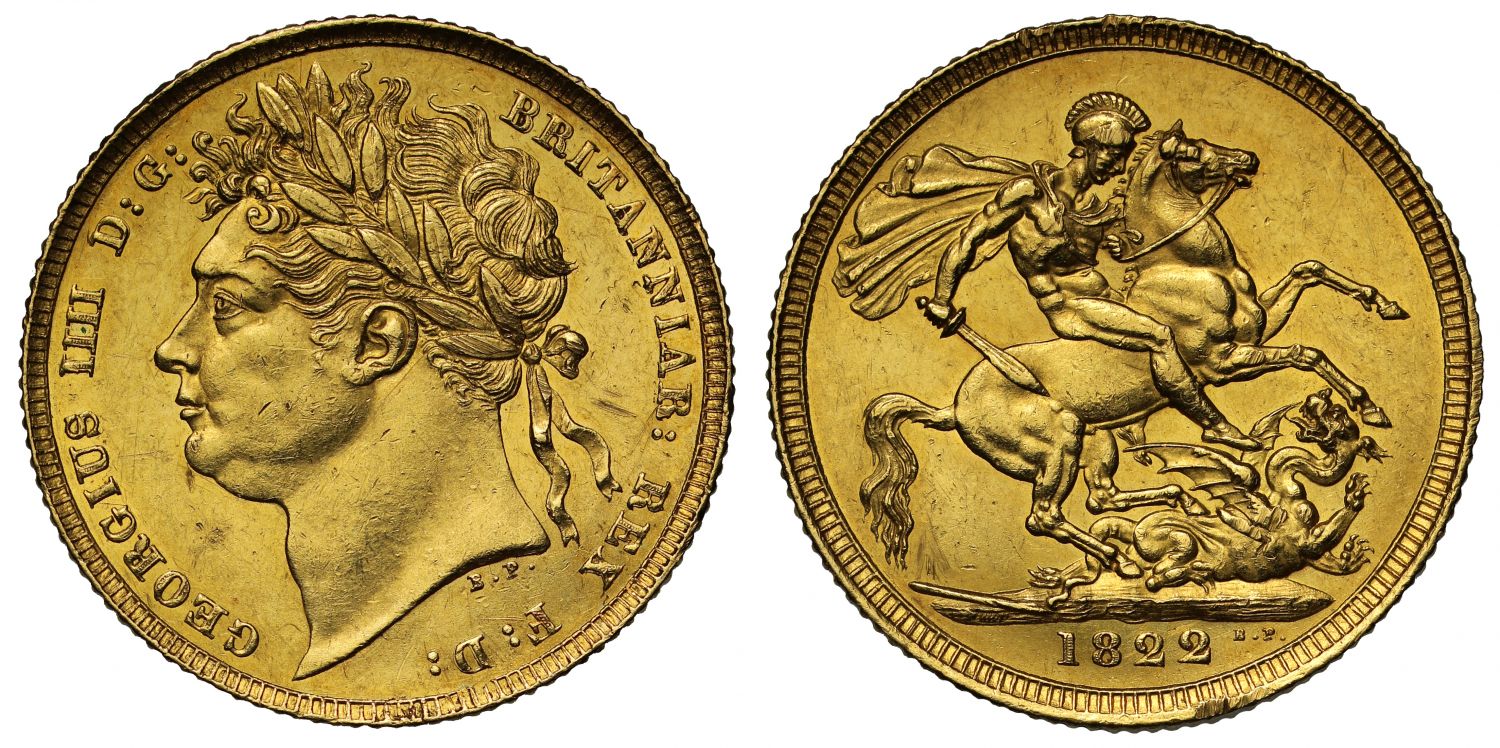 George IV 1822 Sovereign