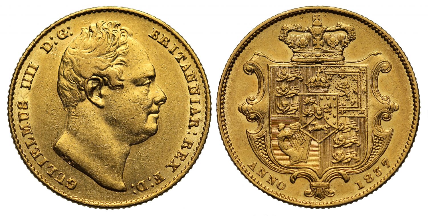 William IV 1837 Sovereign