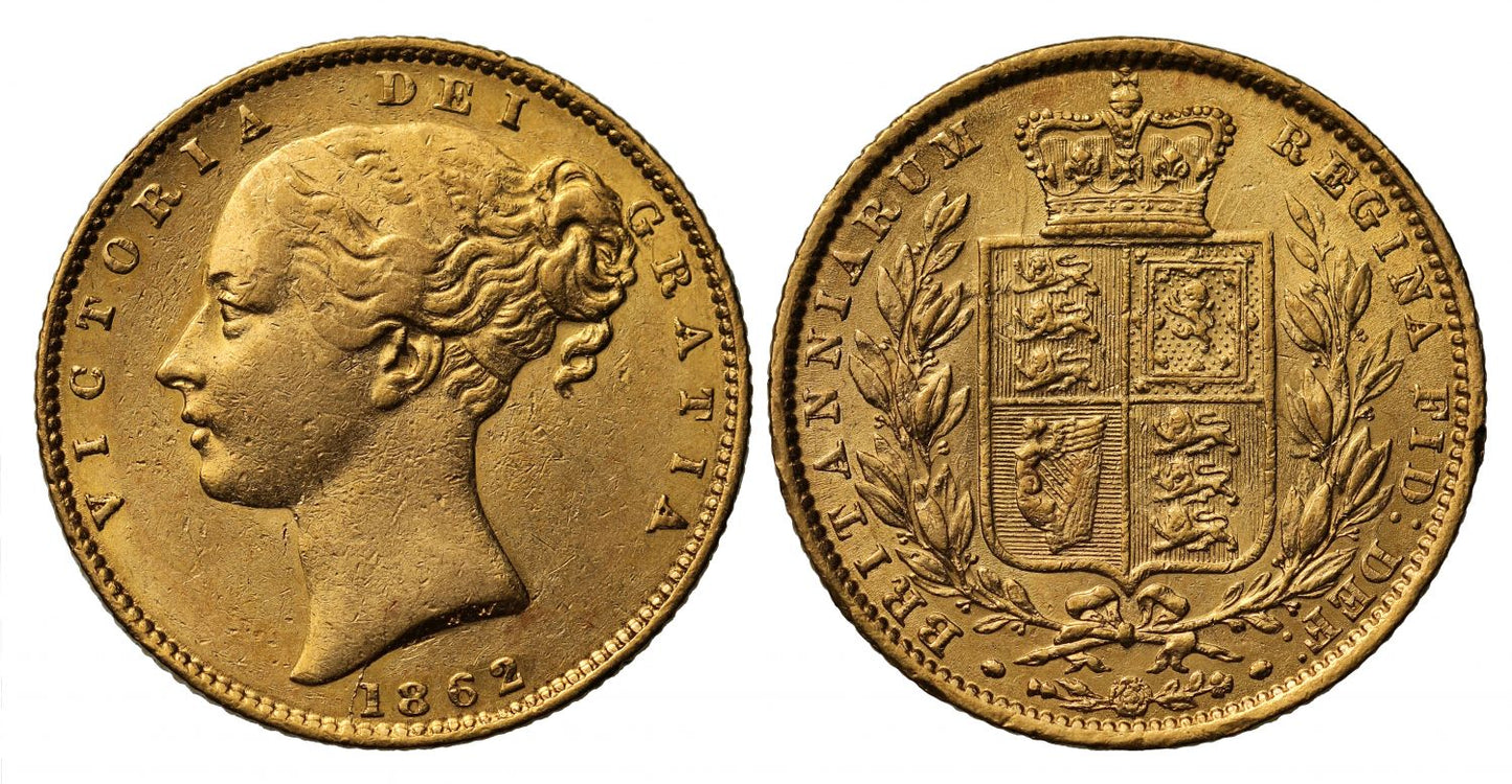 Victoria 1862 Sovereign