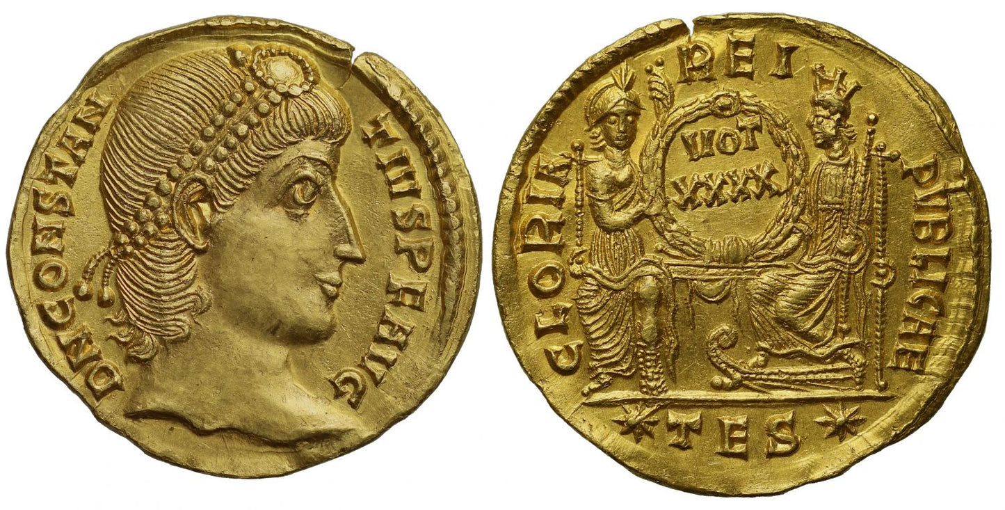 Constantius II, Gold Solidus