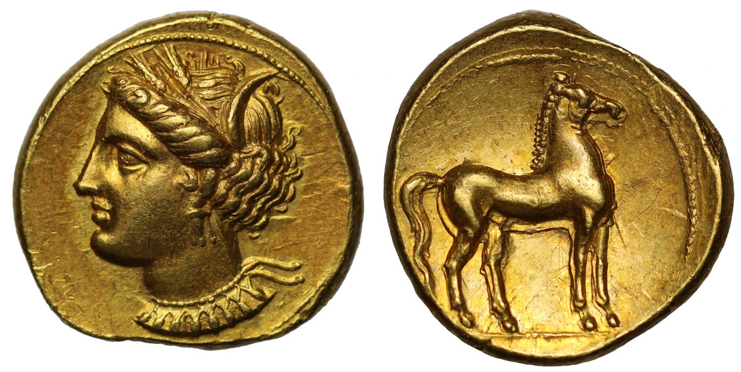Zeugitana, Carthage, Gold Stater