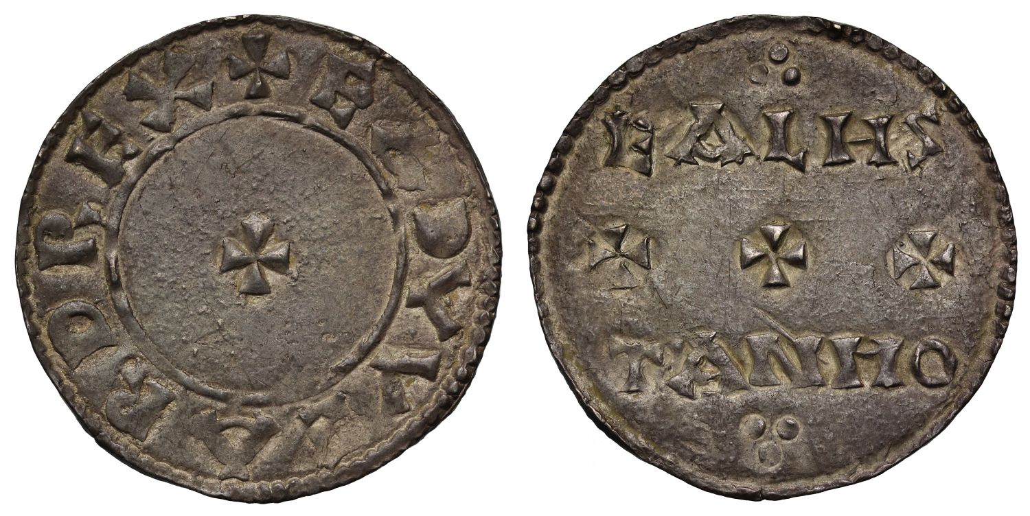 Edward the Elder two-line type Penny, Ealhstan