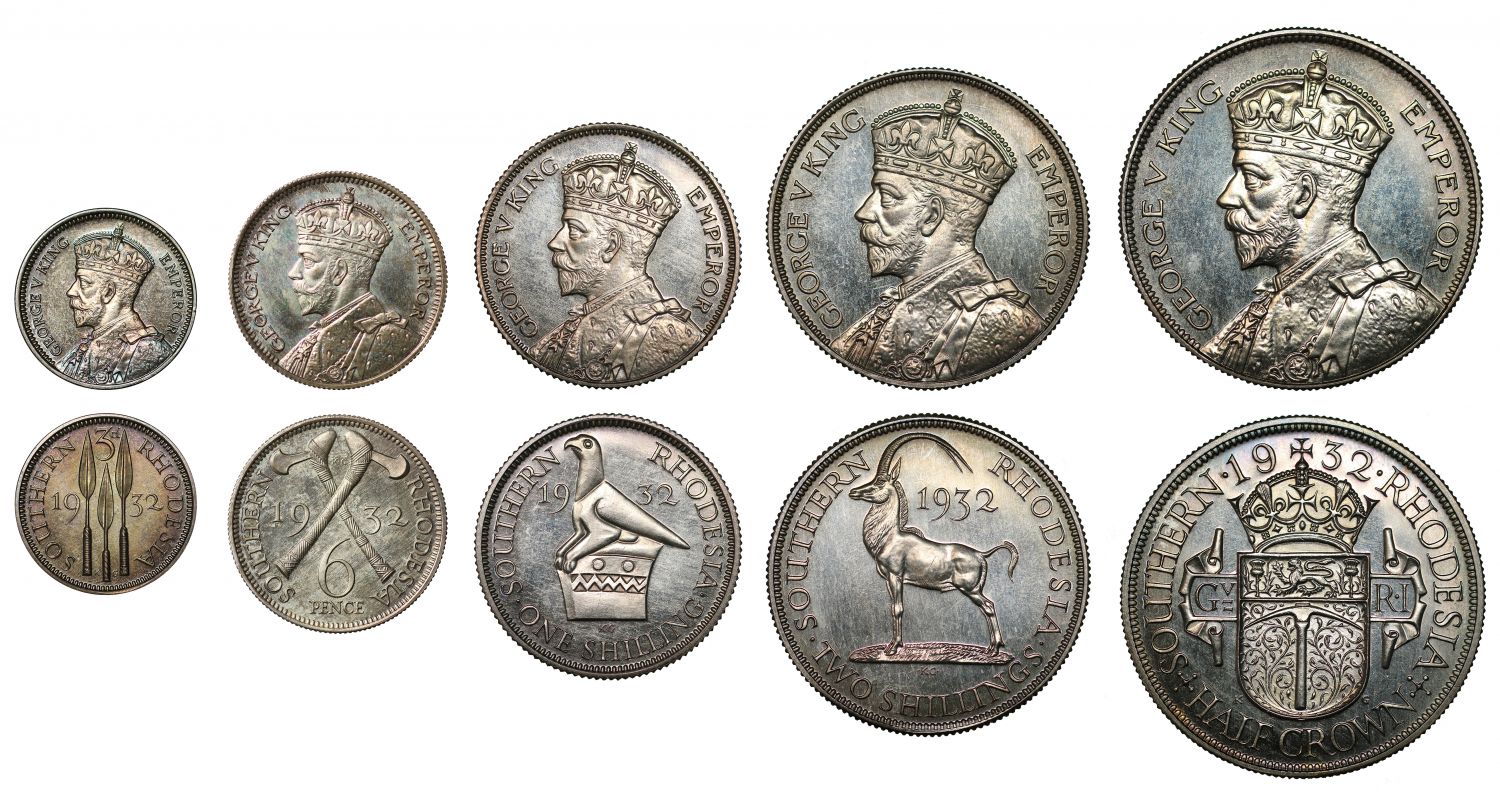 Southern Rhodesia, 1932 Proof Set