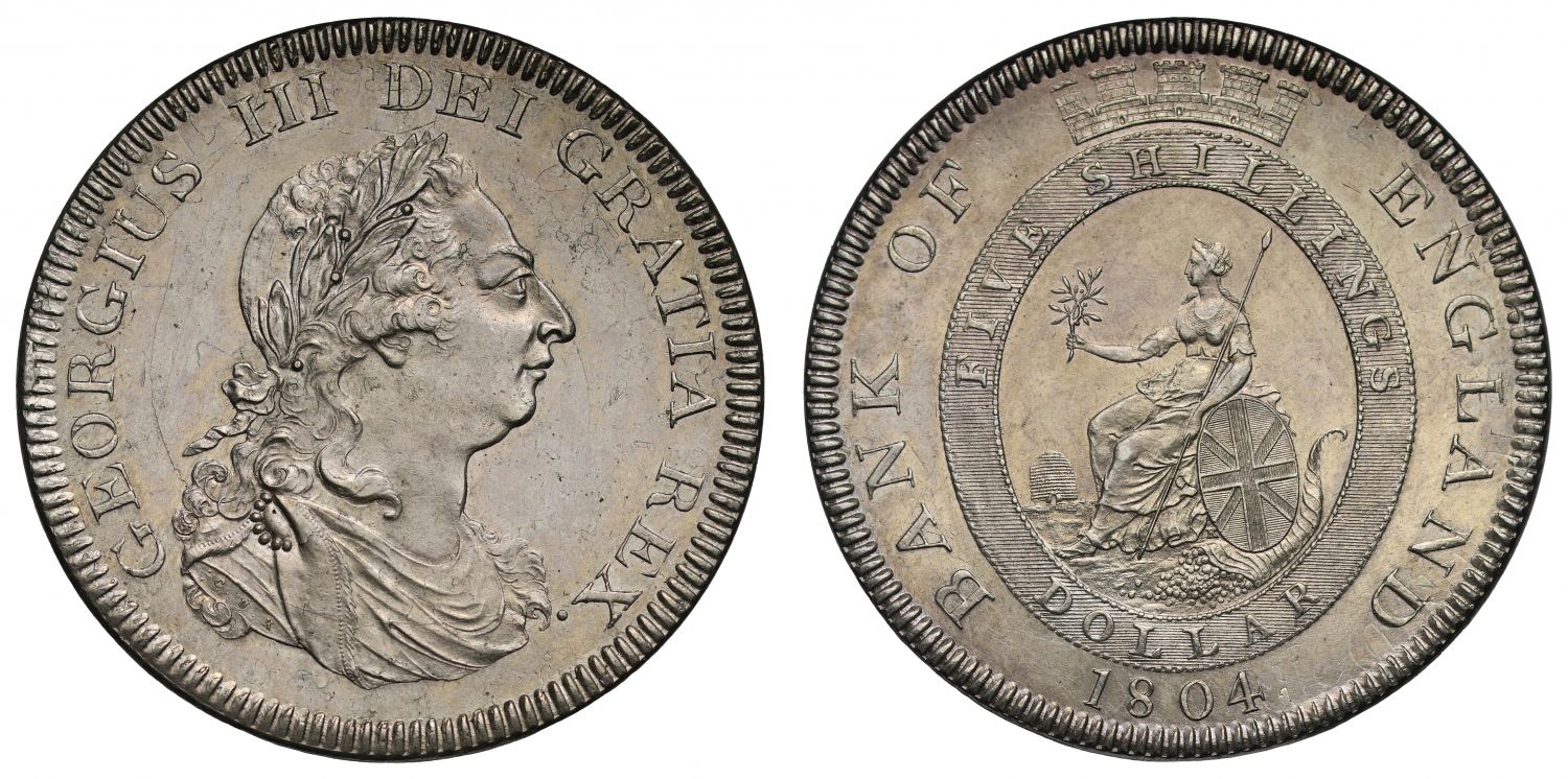George III 1804 Bank of England Dollar