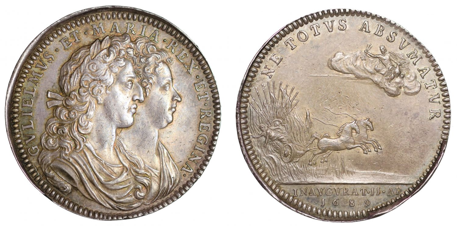 Coronation of William and Mary, 1689.