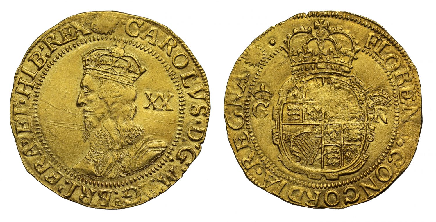 Charles I Unite mm sun over eye