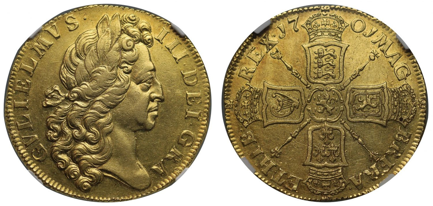 William III 1701 "Fine work" Two-Guineas