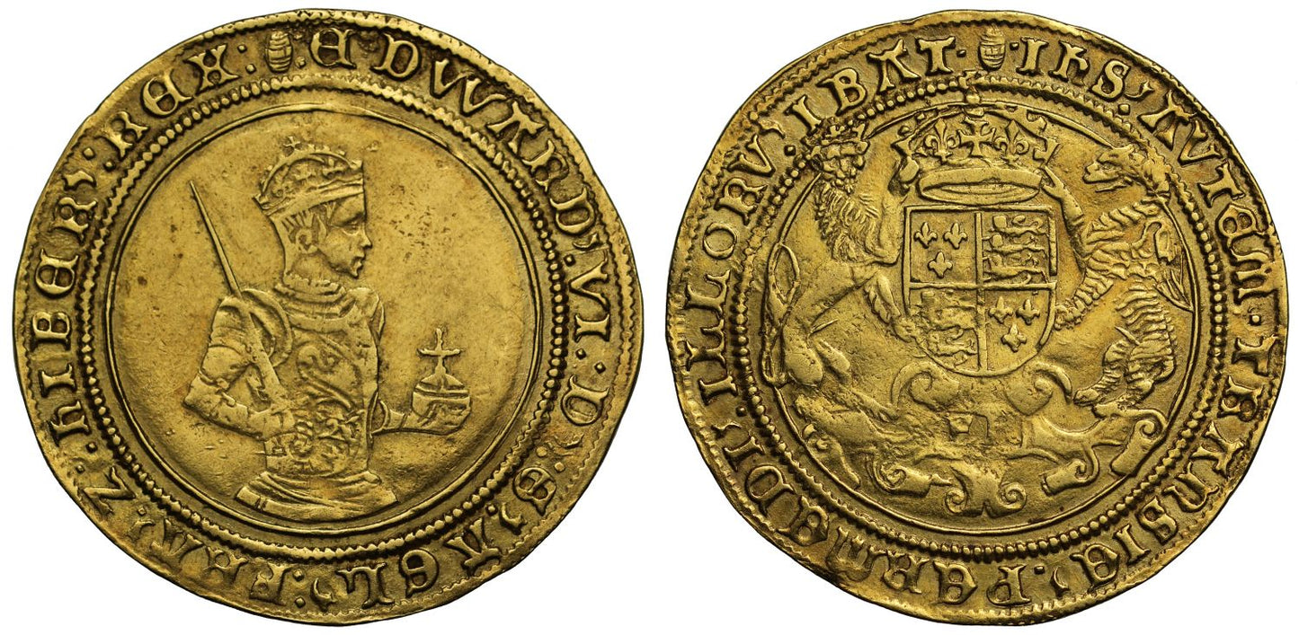 Edward VI gold Sovereign, third period mm Tun Ex Sheffield and Law