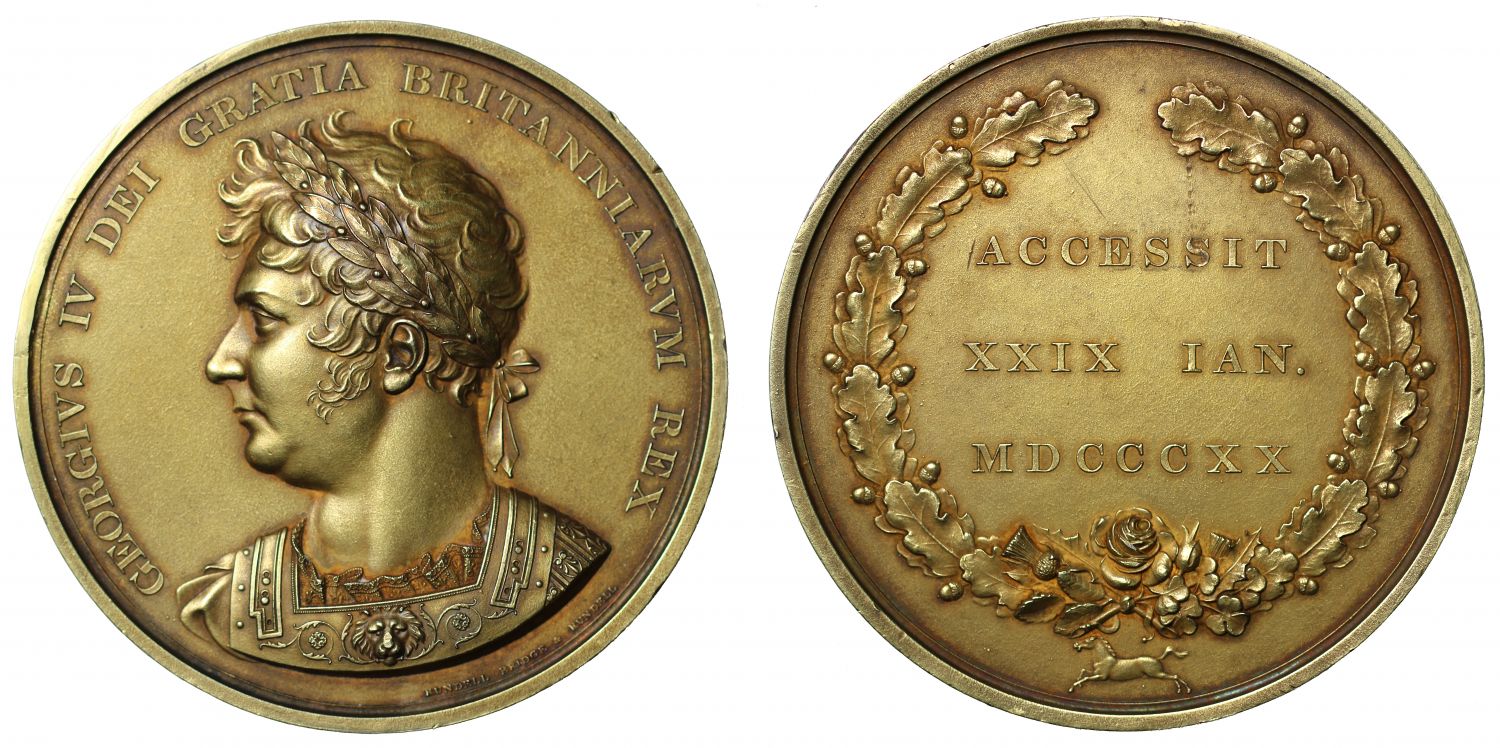 George IV, Accession, 1820.