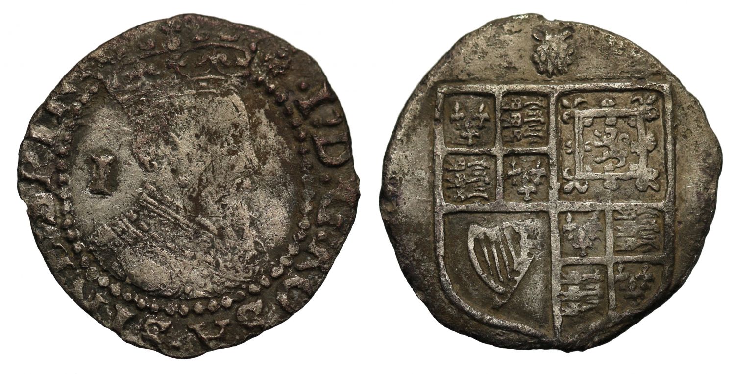 James I Penny, mintmark thistle