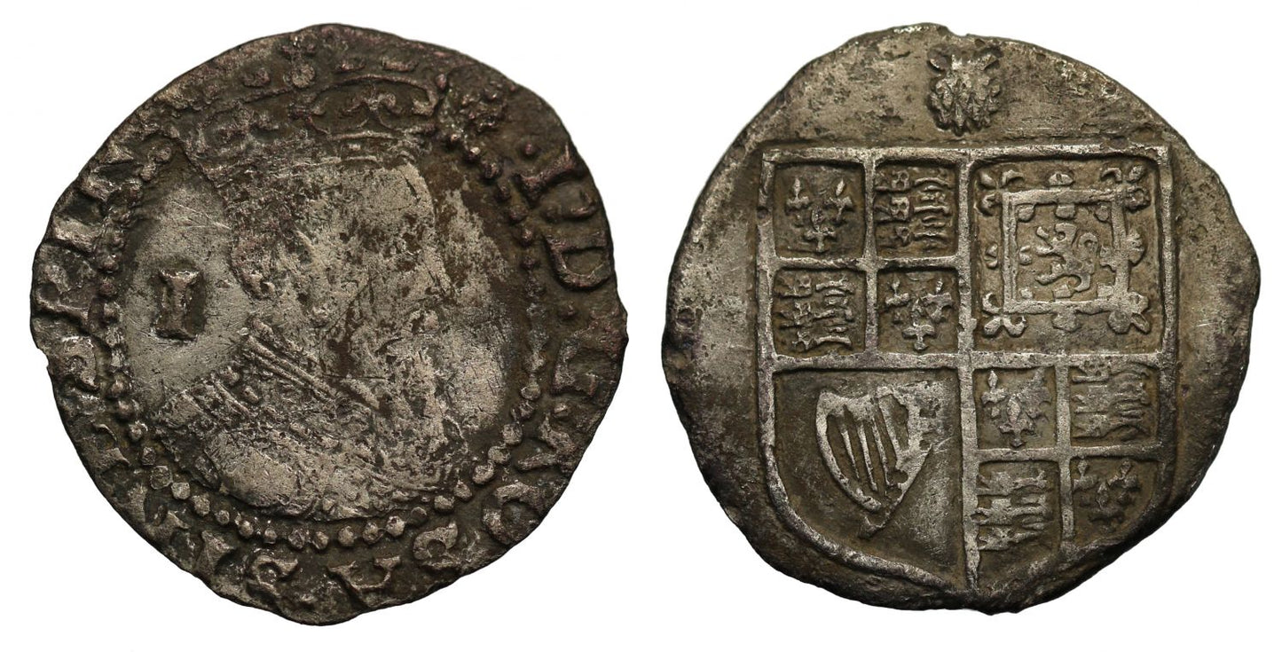 James I Penny, mintmark thistle