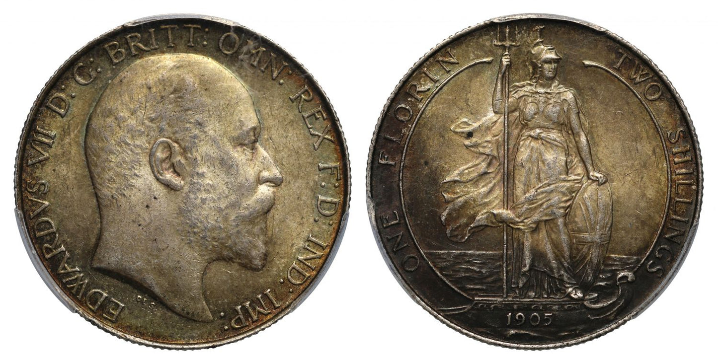 Edward VII 1905 Florin MS62