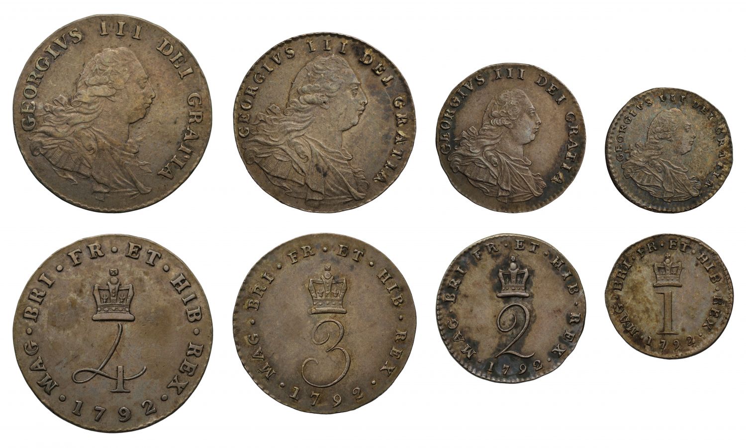 George III 1792 Maundy Set